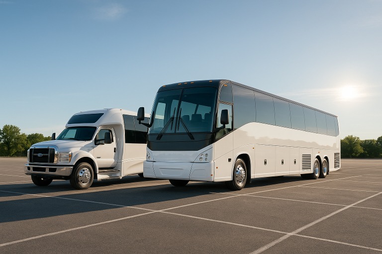 Charter Bus in Rochester