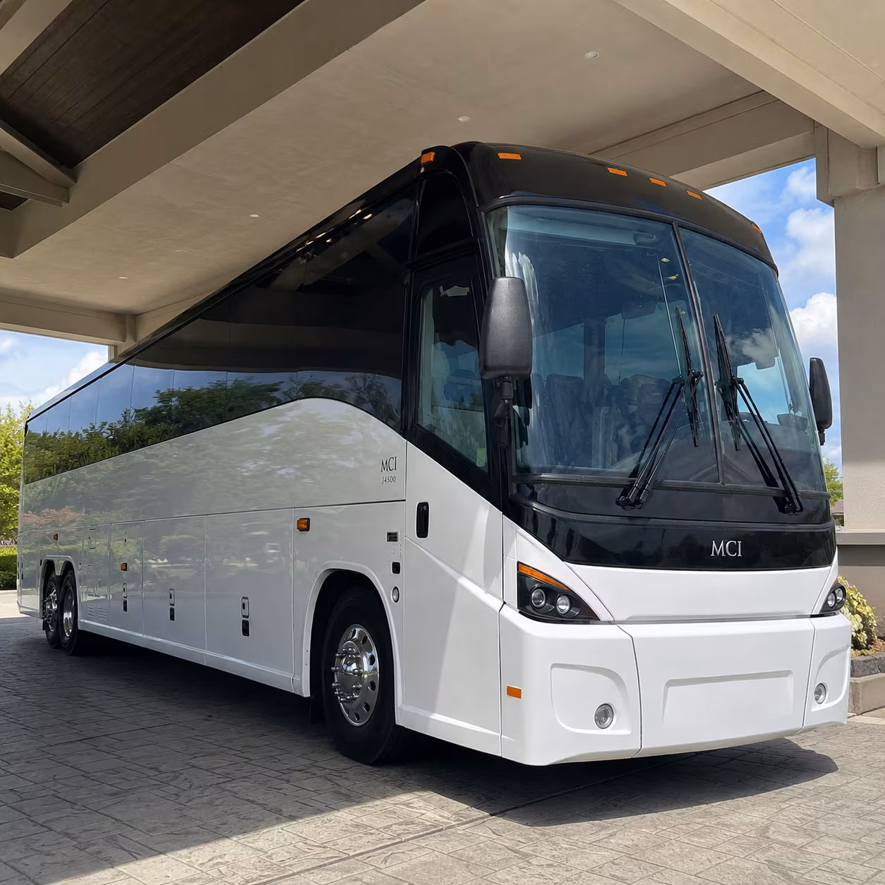charter bus rentals airport transfers at frederick douglass greater rochester international airport roc