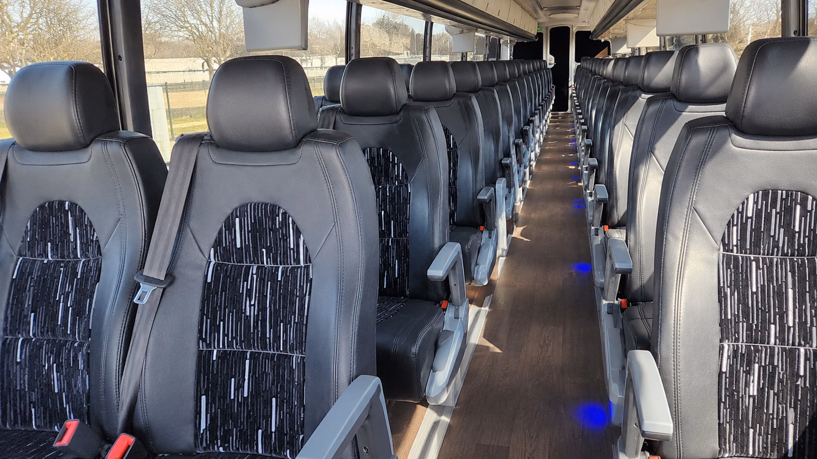 rochester charter bus services inside
