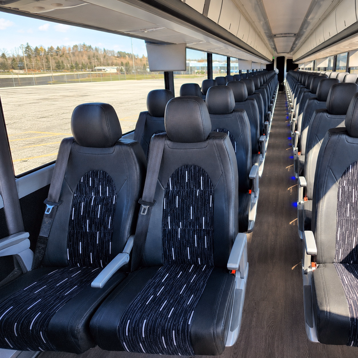 rochester corporate event transportation onboard seating